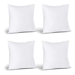 20x20 feather pillow inserts set of 4